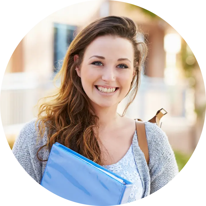 a female college student